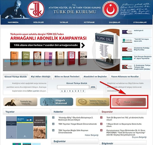 Türk Dil Kurumu, Atatürk ile İlgili Bölümleri İnternet Ana Sayfasından Kaldırdı