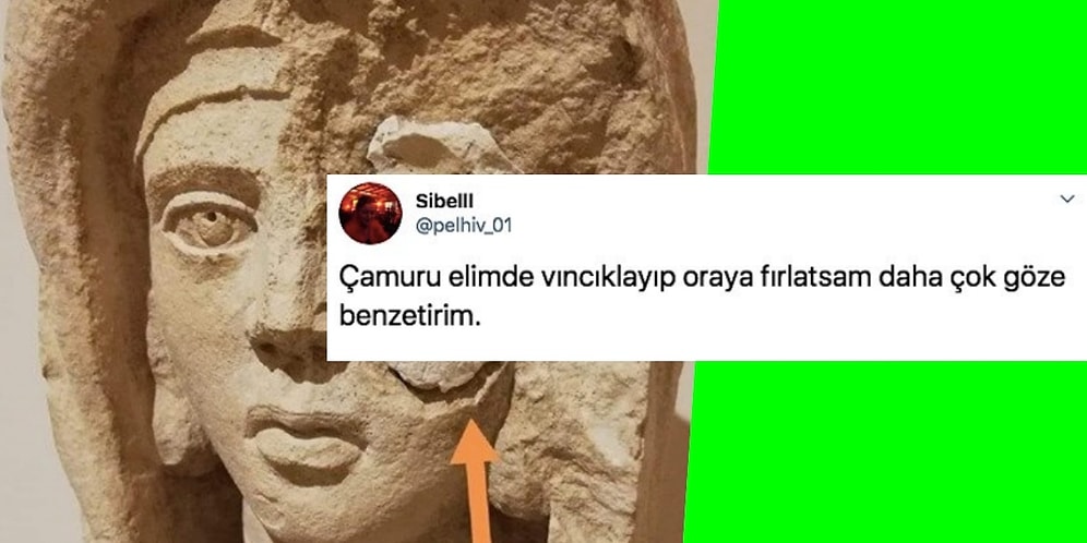 Roma Döneminden Kalma Bir Kadın Büstünün Restorasyon Sırasında Geldiği Hali Gösteren Tweete Gelen Birbirinden Komik Yorumlar