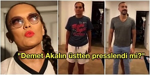 Demet Akalın'ın Ailesiyle Evde Çektiği TikTok Videosundaki Görüntüsü Goygoycuların Eline Düştü