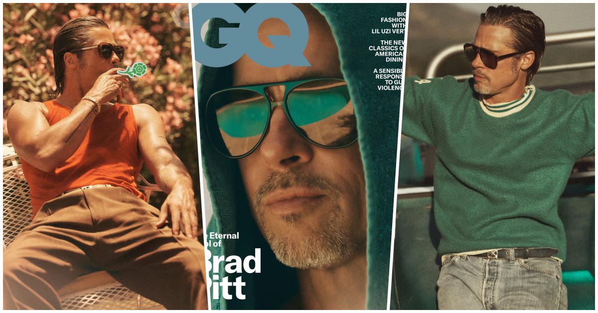 Brad Pitt Gq Cover Photo 2022