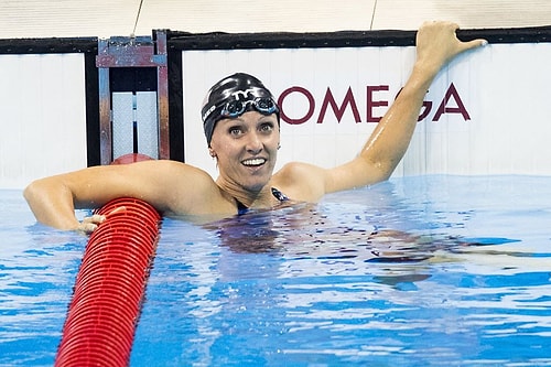 Yedi olimpik madalyası bulunan, Amerika'nın en başarılı yüzücülerinden Dana Vollmer, oğullarıyla verdiği pozlarla instagramda çokça beğeni alıyor.