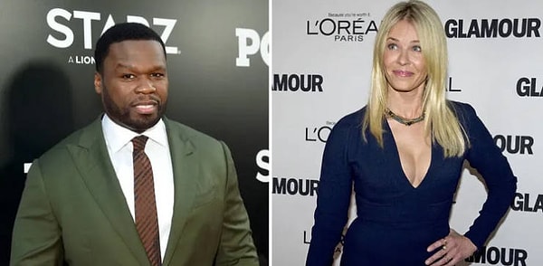 6. Челси Хэндлер и 50 Cent были вместе в 2011