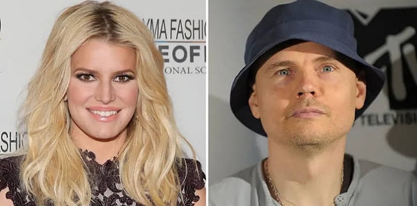 21. Джессика Симпсон и Билли Корган были вместе в 2009