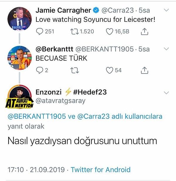 10. Because Türk.