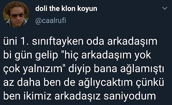 Arkadaşız sanıyordum.