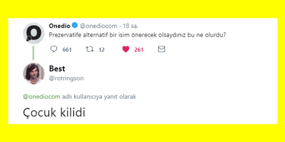 Prezervatife Verdikleri Alternatif İsimlerle Hem Yaratıcılığına Hayran Bırakan Hem de Kahkaha Attıran Takipçilerimiz