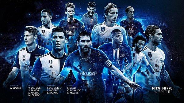FIFA ile Uluslararası Profesyonel Futbolcular Birliği (FIFPro) tarafından belirlenen Yılın 11'ine, erkekler ve kadınlarda şu oyuncular seçildi: