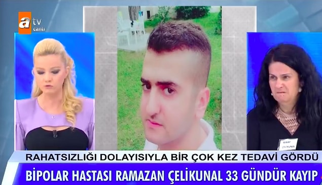 Bir Zamanlar Çukurova dizisinde figüran olarak çalışan Serap Çelikkünal Çukurova Üniversitesi'nde memur olarak görev yapan 24 yaşındaki kayıp oğlunu bulmak için Müge Anlı'ya başvurmuştu.