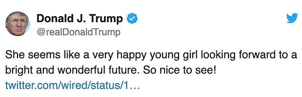 Trump, BM Genel Kurulu'na damgasını vuran Thunberg için 'Parlak ve güzel bir geleceğe umutla bakan çok neşeli genç bir kıza benziyor' ifadesini kullanmış ve dalga geçmişti.