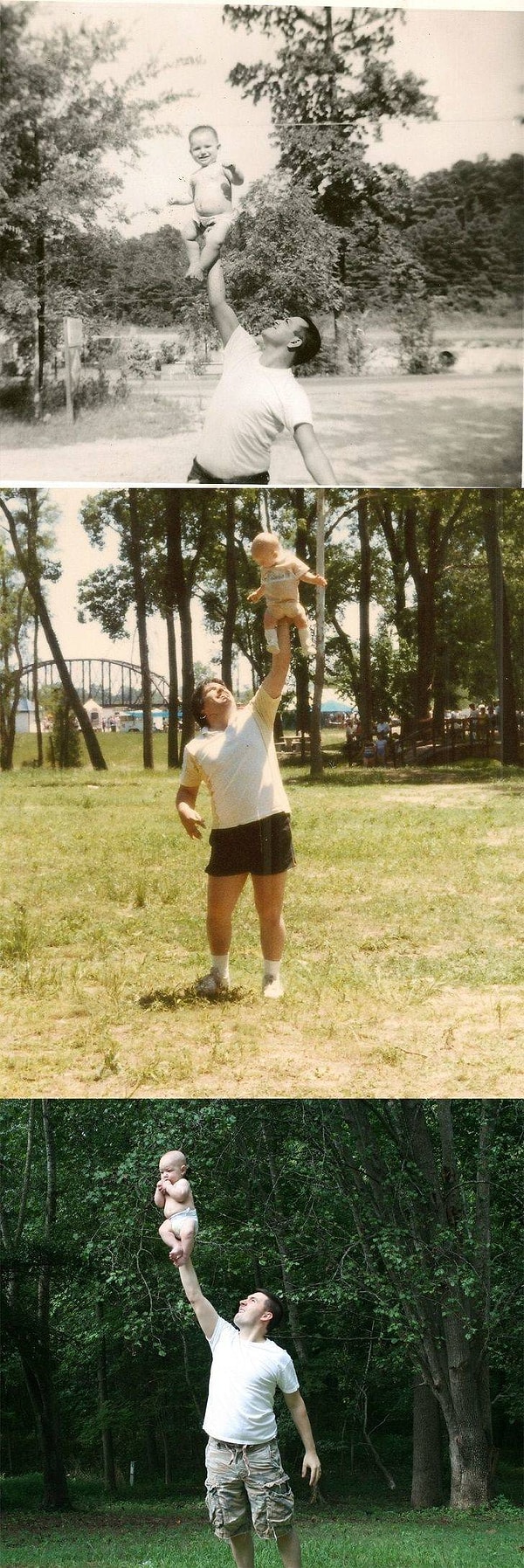 10. Мой дедушка, мой папа и я сводят с ума от волнения 3 поколения женщин