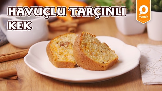 Sonbahar Kokusunu Mutfağınıza Taşımaya Ne Dersiniz? Havuçlu Tarçınlı Kek Nasıl Yapılır?