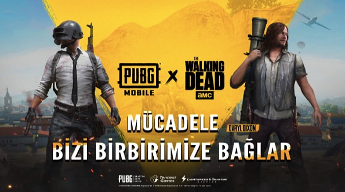 Çorba Parası Zombilerden Çıkacak: The Walking Dead Karakterleri PUBG MOBILE’a Geliyor!