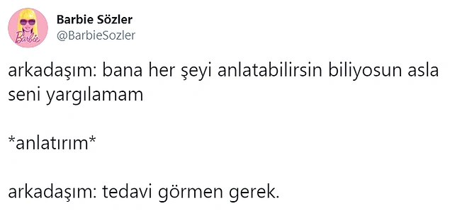 Arkadaşlık bir yere kadar.