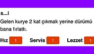 Yemeksepeti'nin Birbirinden Sayko Restoran Sahiplerinden Atarlı ve Komik 10 Cevap