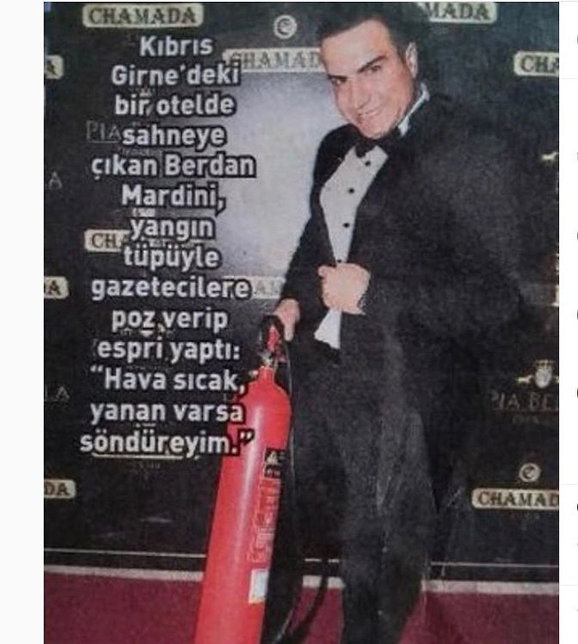 Berdan Mardini ve magazincilerle yaptığı gereksiz espriler...