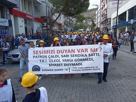 Yıllardır Tazminatlarını Alamayan Soma Madencileri Ankara'ya Yürüyüş Başlattı