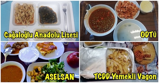 Okul ve Şirketlerde Verilen Yemekleri Cıncığına Kadar Puanlayan Hesaptan 22 Çarpıcı Öğle Yemeği Tablosu