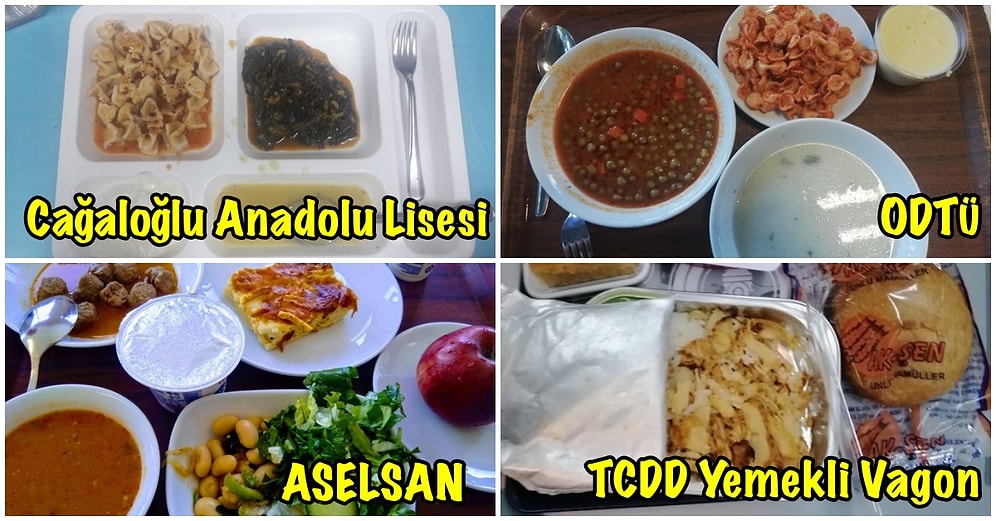 Okul ve Şirketlerde Verilen Yemekleri Cıncığına Kadar Puanlayan Hesaptan 22 Çarpıcı Öğle Yemeği Tablosu
