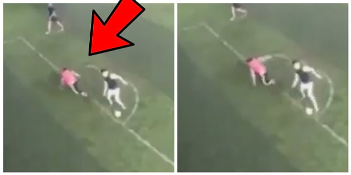 Halı Sahada Savunma Yapacağım Derken Birden Semazene Dönüşen Adam