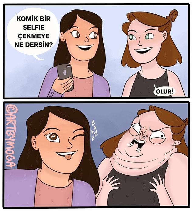 17. Bu şey değil mi ya, BEN! 😑
