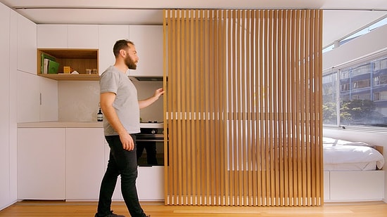 Köpeği Bağlasan Durmayacak Haldeyken Harika Bir Yaşam Alanına Dönüşen 24 Metrekarelik Ev