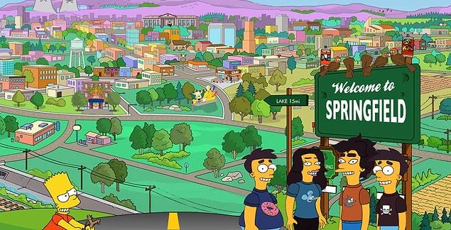 8. Springfield: Bu kadar gerçek bir kurgu şehir görülmedi. İşte Simpsons'ların yaşadığı dünyanın en popüler kurgu şehri.