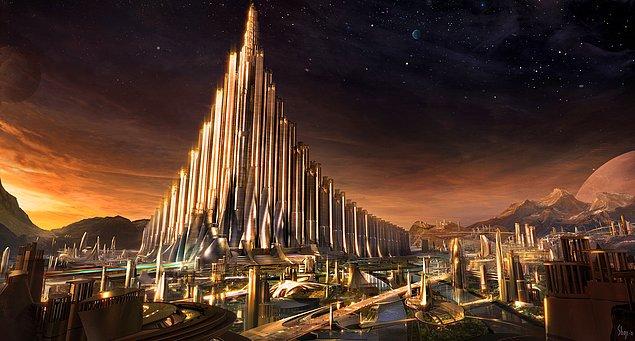 12. Asgard: Thor filmlerindeki bu fantastik şehir de bir gün keşke görsek dediklerimizden.