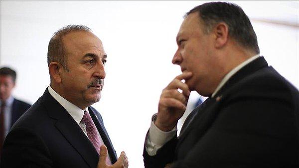 Diplomatik kaynaklardan edinilen bilgiye göre, Çavuşoğlu ile ABD'li mevkidaşı Pompeo telefonda görüştü.