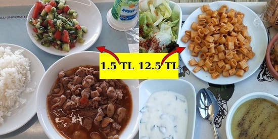 Sosyal Medyanın Tartıştığı Bu Öğrenci Yemeklerinin Fiyatlarını Sen de Değerlendir!