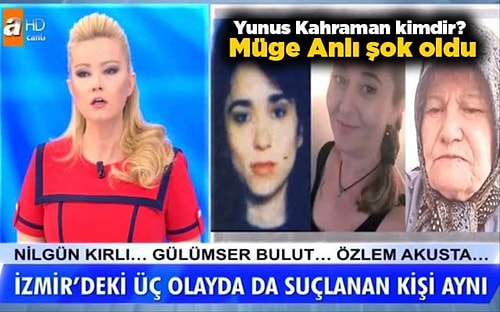 Gördüğünüz gibi durum biraz karışık. Fakat bu 2 cinayet ve 1 kayıp vakasını birleştiren tek bir kişi var o da Yunus Kahraman. Kendisiyle ilgili henüz bir tutuklama olmadı. İlerleyen zamanlarda neler olacak göreceğiz.