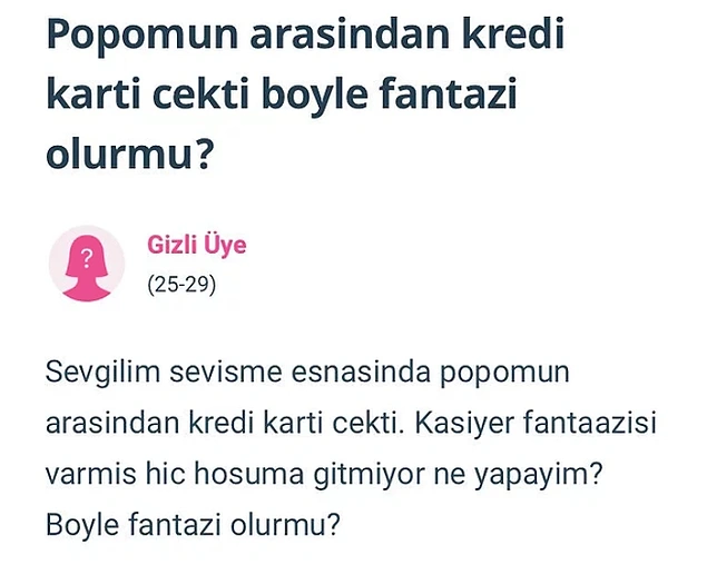 Ekstre gönder.
