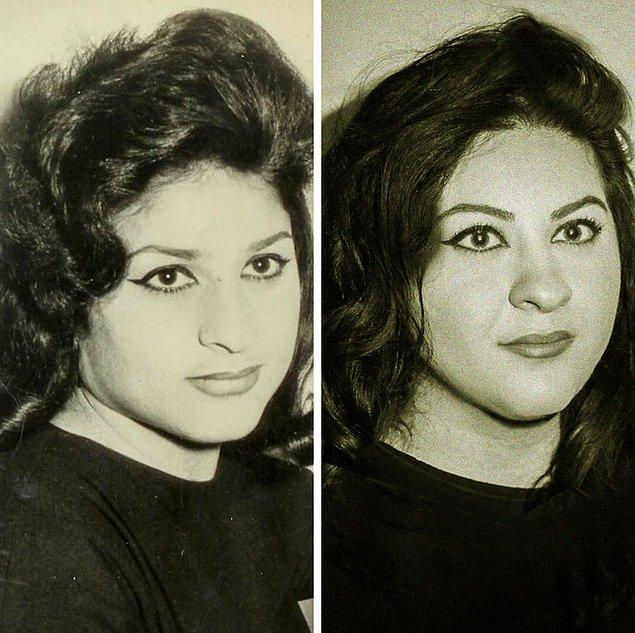 4. “Büyükannemin 1955'ten kalma Lübnan pasaportu fotoğrafı (solda) ve şimdiki zamanda ben (sağda). Bu, babama geçen yılki Noel hediyemdi.”