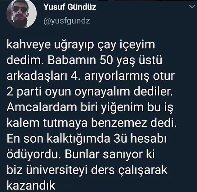 Değirmende ağırtmadık.