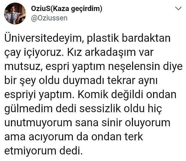 Zeki Demirkubuz filmi gibi.