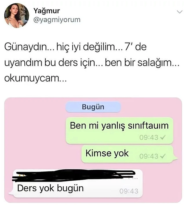 Vah talihsiz.
