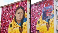 Vatan Partisi, Kadıköy'deki Greta Thunberg Grafitisini Eren Bülbül'ün Pankartı ile Kapattı