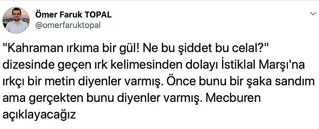 Gelin, tarih araştırmacısı Ömer Faruk Topal'ın Twitter'da sözcüğün anlamını açıkladığı zincirini inceleyelim ve tarihi yanlış yorumlayanların hatasını görelim.