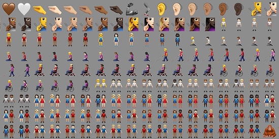 Apple'dan Yeni Emojiler! Artık Engelli Bireyler İçin Emojiler ve Ten Rengi Seçimiyle İlgili Yeni Düzenlemeler
