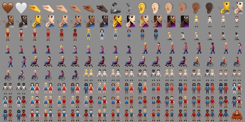 Apple'dan Yeni Emojiler! Artık Engelli Bireyler İçin Emojiler ve Ten Rengi Seçimiyle İlgili Yeni Düzenlemeler