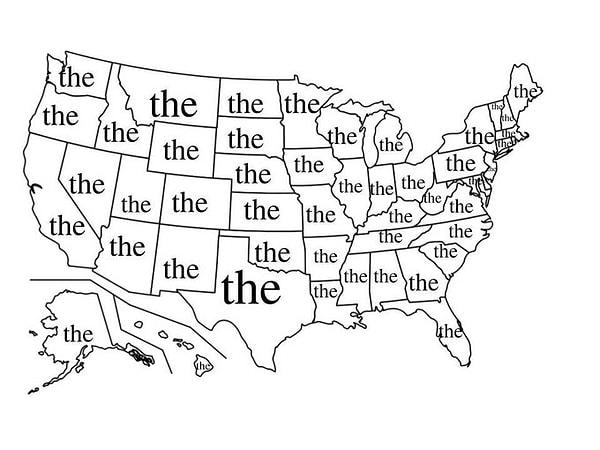 4. ABD eyaletlerinde kullanılan en popüler kelimeler