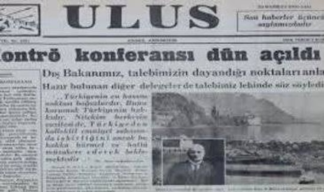 1936 - Montreux Boğazlar Sözleşmesi yürürlüğe girdi.