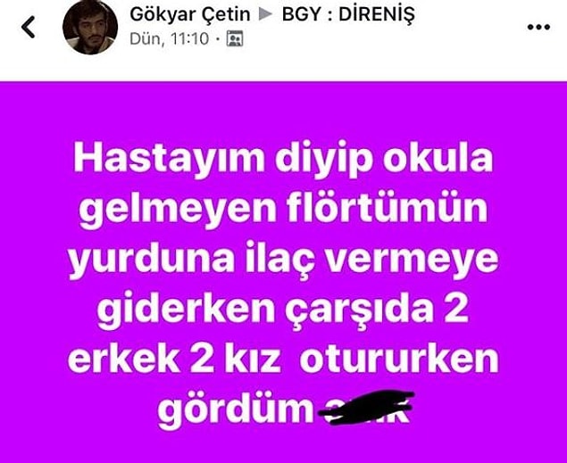 15. Elinde çiçekle Cemre ile Güney'i gören Kuzey gibi olmuş...