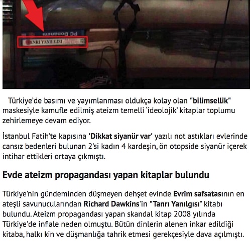 Bir Yeni Akit Klasiği: Siyanürle İntihar Eden Kardeşlerin Ölümünü Akıl Almaz Şekilde Bir Kitaba Bağladılar