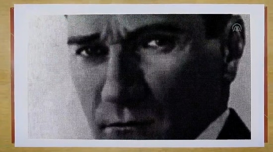 Eskişehir'de Sporcular, 30 Bin Silindiri Birleştirerek Atatürk Silueti Oluşturdu!