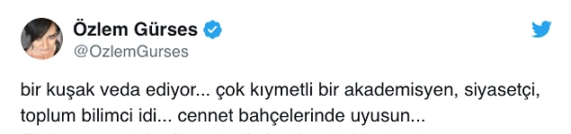 Hocaların Hocasıydı: Prof. Dr. Mümtaz Soysal Yaşama Veda Etti