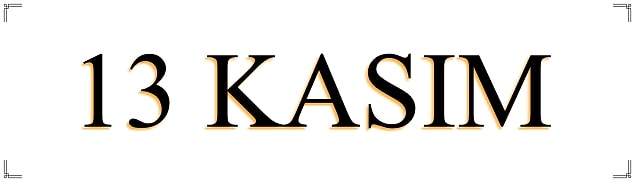 13 Kasım