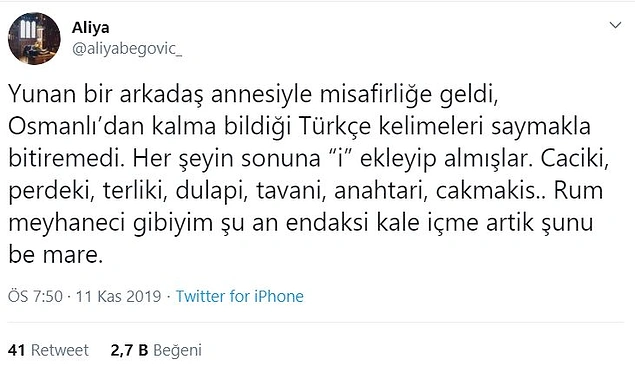 Sonuna "i" ekleyince sizin oldu yani...