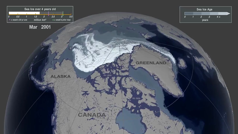 Bilim İnsanları Yayınladı: Dünya'nın Eriyen Son Buz Kütlesi!