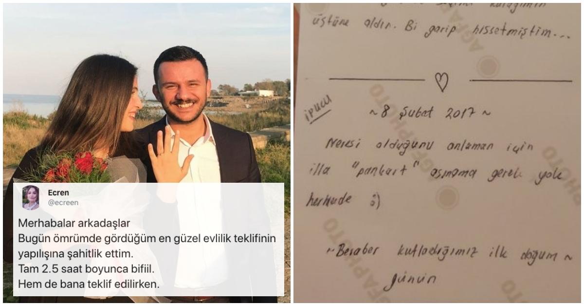 Allahım Nasip Et Be! Trabzonlu Gencin Yaptığı Romantik Evlilik
