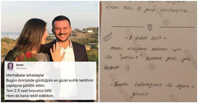 Allahım Nasip Et Be! Trabzonlu Gencin Yaptığı Romantik Evlilik Teklifine En Az Gelin Kadar Bayılacaksınız